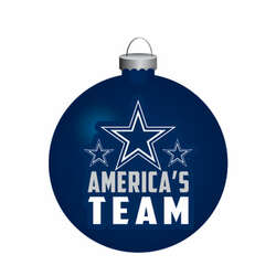 Item 421330 thumbnail Dallas Cowboys Glass Ball Ornament