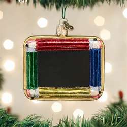Item 426080 Chalkboard With Pencils Ornament