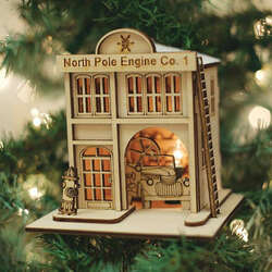 Item 426194 North Pole Engine Co Ornament