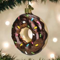 Item 426305 thumbnail Chocolate Sprinkles Donut Ornament
