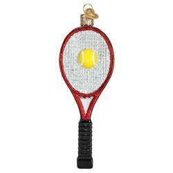 Item 426334 Red Tennis Racquet Ornament