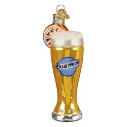 Item 426549 thumbnail Glass Of Blue Moon Beer Ornament