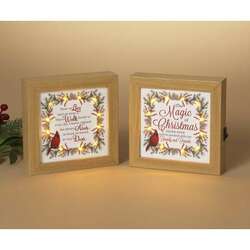 Item 431217 thumbnail Lighted Cardinal Design Block