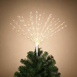 Item 431348 thumbnail Lighted Starburst Tree Topper Clear