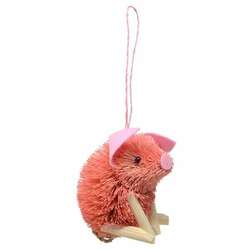 Item 440014 thumbnail PINK PIG SITTING ORNAMENT