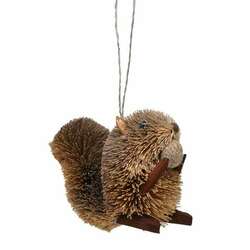 Item 440037 GREY SQUIRREL ORNAMENT