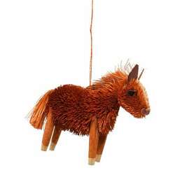 Item 440048 CHESTNUT HORSE ORNAMENT