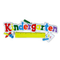 Item 459037 thumbnail Kindergarten Word Ornament