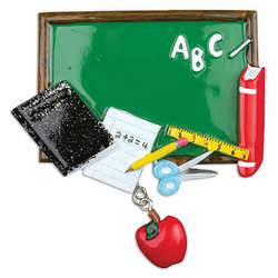 Item 459107 Teacher Chalkboard Ornament