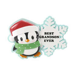 Item 459192 Penguin Grandson Ornament