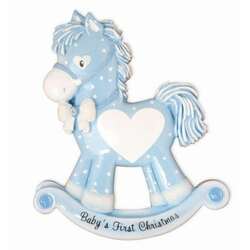 Item 459286 thumbnail Rocking Horse Boy Ornament