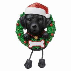 Item 459352 thumbnail Black Labrador Retriever Ornament