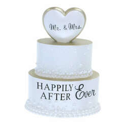 Item 459540 thumbnail Wedding Cake With Heart Ornament