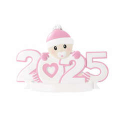 Item 459561 thumbnail 2025 Babys First Pink Ornament