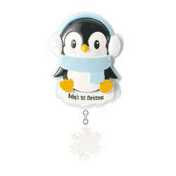 Item 459586 thumbnail Babys First Baby Penguin Ornament