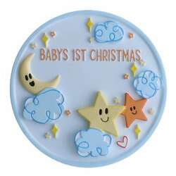 Item 459611 thumbnail Babys 1st Stars And Clouds Ornament