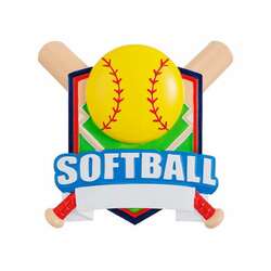 Item 459641 thumbnail Softball Shield Ornament