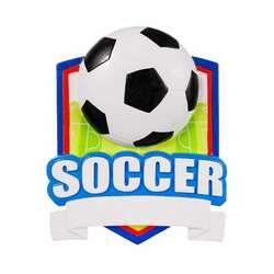 Item 459643 thumbnail Soccer Sheild Ornament