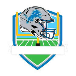 Item 459701 thumbnail Detroit Lions Shield Ornament