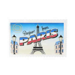 Item 459738 Postcard From France Ornament