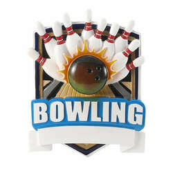 Item 459747 Bowling Shield Ornament
