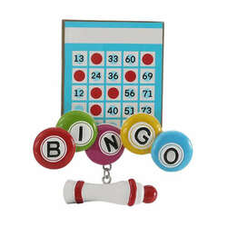 Item 459762 Bingo Ornament