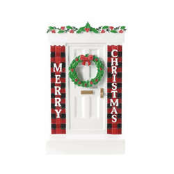 Item 459779 thumbnail Plaid Merry Christmas Door Ornament