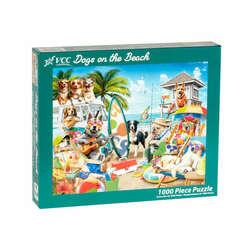 Thumbnail Dogs On The Beach Jigsaw Puzzle 1000pc