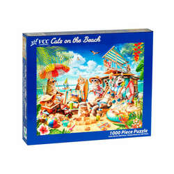 Item 473045 thumbnail Cats On Beach Jigsaw Puzzle 1000pc