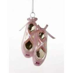 Item 495708 Pair of Pink Ballet Shoes Ornament