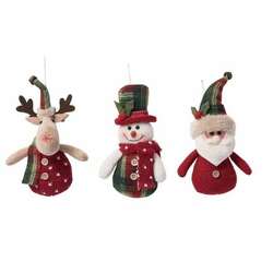 Item 501054 thumbnail Plush Plaid Patchwork Holiday Pal Ornament