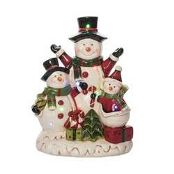 Item 501057 thumbnail Light Up Jolly Group Of Snowmen
