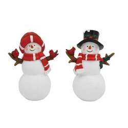 Item 501136 thumbnail Snowman With Cardinal Figure