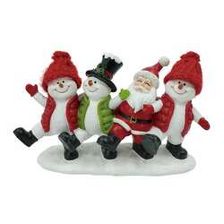 Item 501287 thumbnail Dancing Santa Snowman Decor