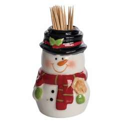 Item 501343 thumbnail Snowman Toothpick Holder