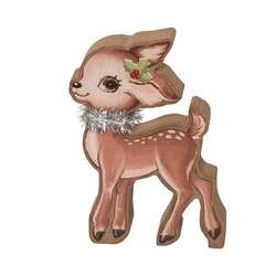 Item 501346 thumbnail Tinsel Deer Shaped Block