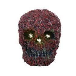 Item 501370 thumbnail Light Up Skull With Roses