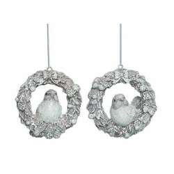 Item 501416 thumbnail Glitter Winter Bird Ornament