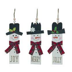 Item 501494 thumbnail Rustic Snowman Ornament