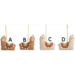 Item 501534 thumbnail Christmas Llama Ornament