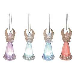 Item 501638 thumbnail Color Changing Light Up Angel Ornament