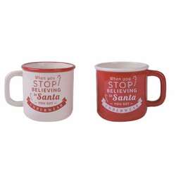 Item 502048 Vintage Holiday Words Mug