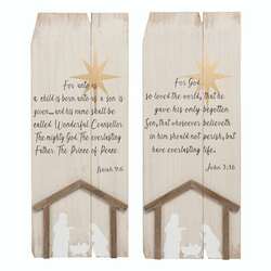 Item 502054 Nativity Verse Decor