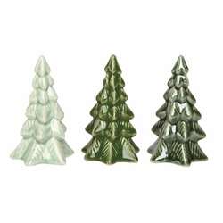 Item 502084 thumbnail Ceramic Iridescent Green Tree Figure