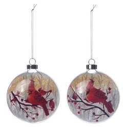 Item 505017 thumbnail Glass Cardinal Ornament