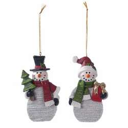 Item 505044 thumbnail Flat Snowman Ornament