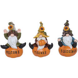 Item 505205 thumbnail Fall Word Gnome/Pumpkin