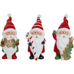 Item 505282 thumbnail Jolly Stripe/Dot Santa Figure