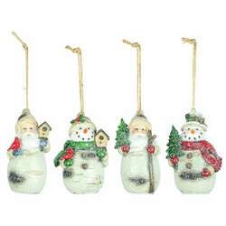 Item 509089 thumbnail Birch Santa Ornament