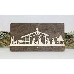 Item 509135 Nativity Scene Desktop Easel